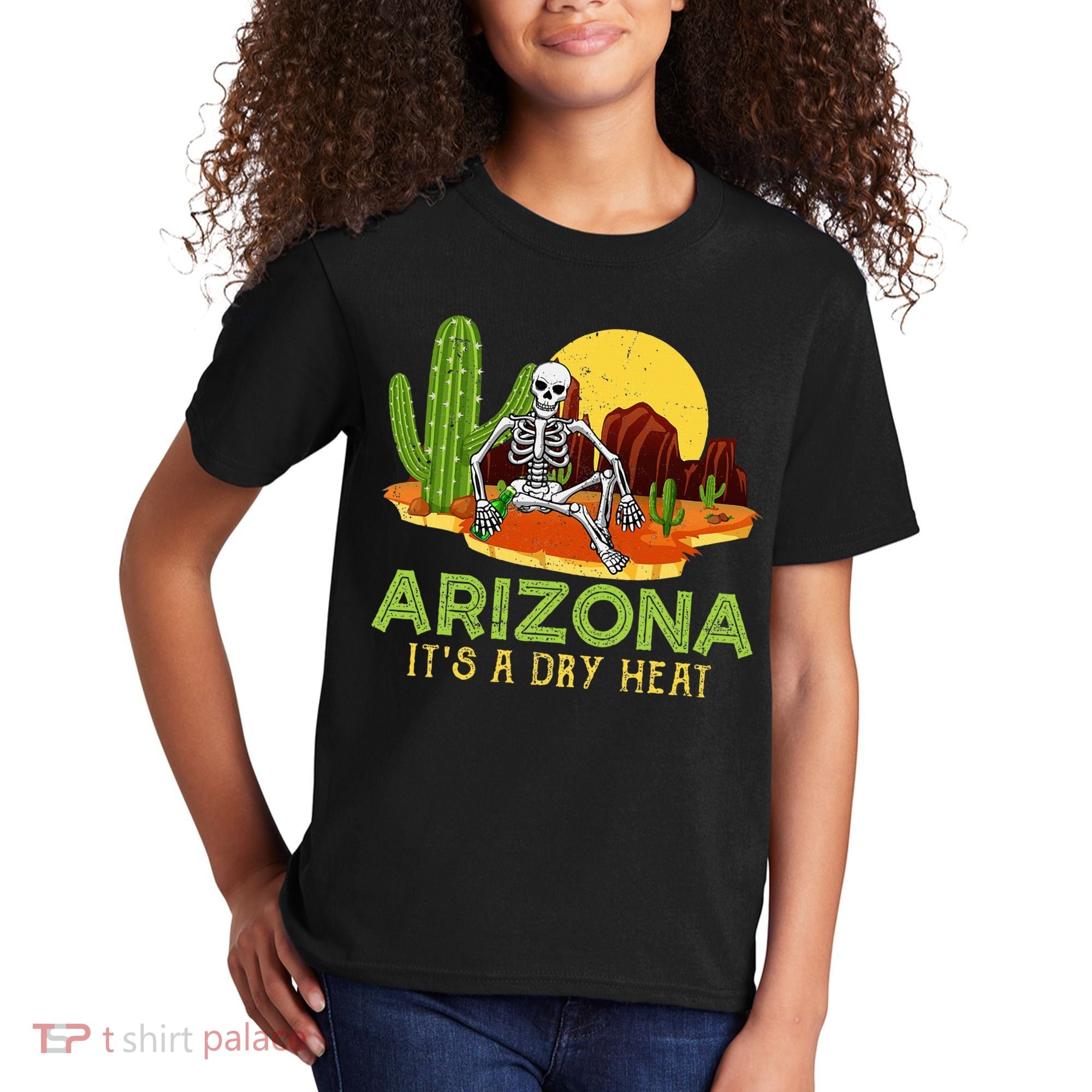Arizona Skeleton Funny Arizona American Kids T-Shirt