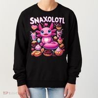 Axolotl Snaxolotl Funny Snacks Axolotls Women's Sweatshirt thumb 0