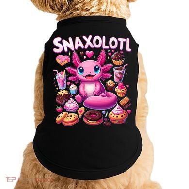 Axolotl Snaxolotl Funny Snacks Axolotls Doggie Tank