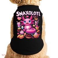 Axolotl Snaxolotl Funny Snacks Axolotls Doggie Tank thumb 0