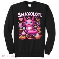 Axolotl Snaxolotl Funny Snacks Axolotls Sweatshirt thumb 0