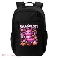 Axolotl Snaxolotl Funny Snacks Axolotls Backpack thumb 0