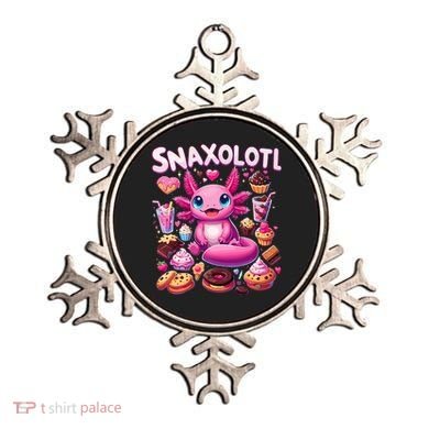 Axolotl Snaxolotl Funny Snacks Axolotls Ornament