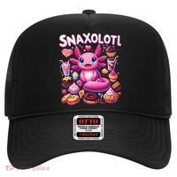 Axolotl Snaxolotl Funny Snacks Axolotls Hat thumb 0