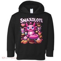 Axolotl Snaxolotl Funny Snacks Axolotls Toddler Hoodie thumb 0