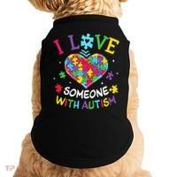 Autism Shirts For Women I Love Some With Autism Doggie Tank thumb 0