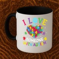 Autism Shirts For Women I Love Some With Autism Coffee Mug thumb 2