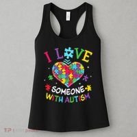 Autism Shirts For Women I Love Some With Autism Women's Tank Top thumb 3