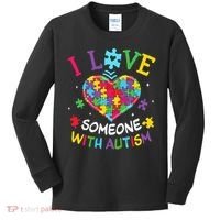 Autism Shirts For Women I Love Some With Autism Kids Long Sleeve Shirt thumb 0