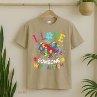 Autism Shirts For Women I Love Some With Autism T-Shirt thumb 2