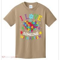 Autism Shirts For Women I Love Some With Autism Kids T-Shirt thumb 0