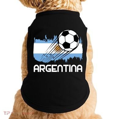 Argentina Soccer Fan Gift Doggie Tank