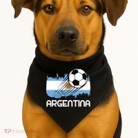 Argentina Soccer Fan Gift USA-Made Doggie Bandana thumb 1