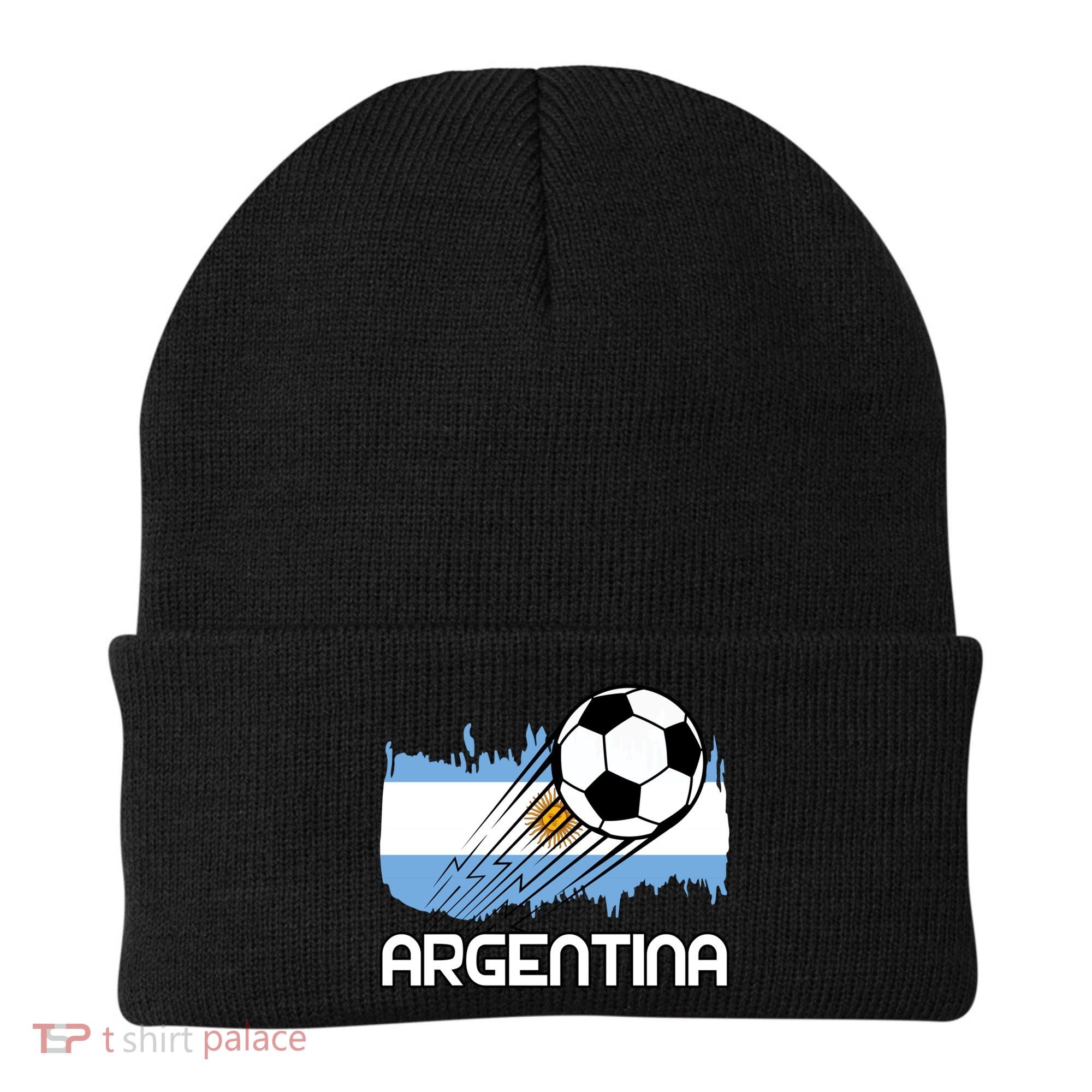 Argentina Soccer Fan Gift Beanie