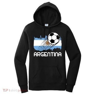 Argentina Soccer Fan Gift Women's Hoodie