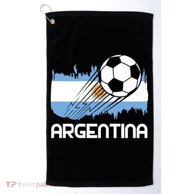 Argentina Soccer Fan Gift Golf Towel