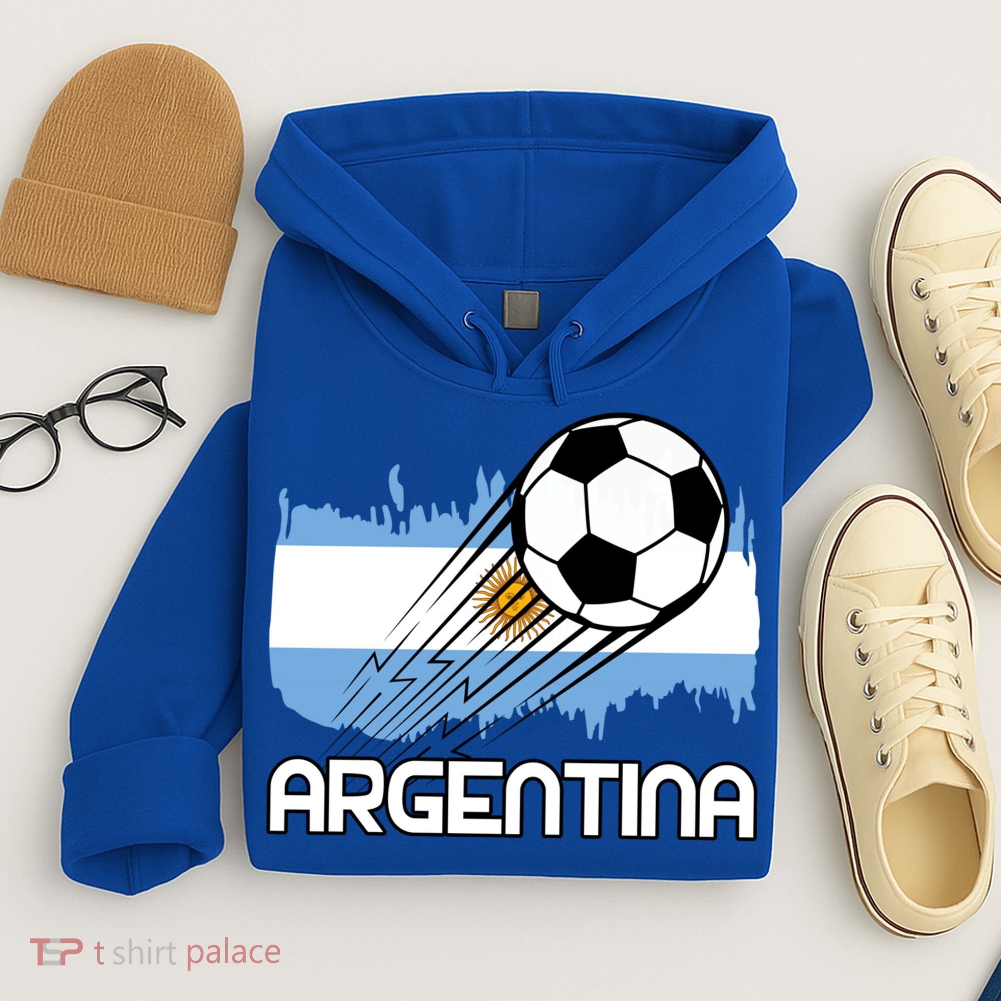 Argentina Soccer Fan Gift Hoodie