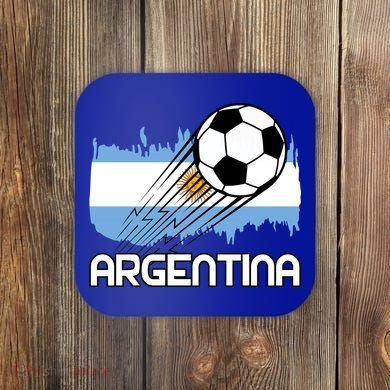 Argentina Soccer Fan Gift Coaster