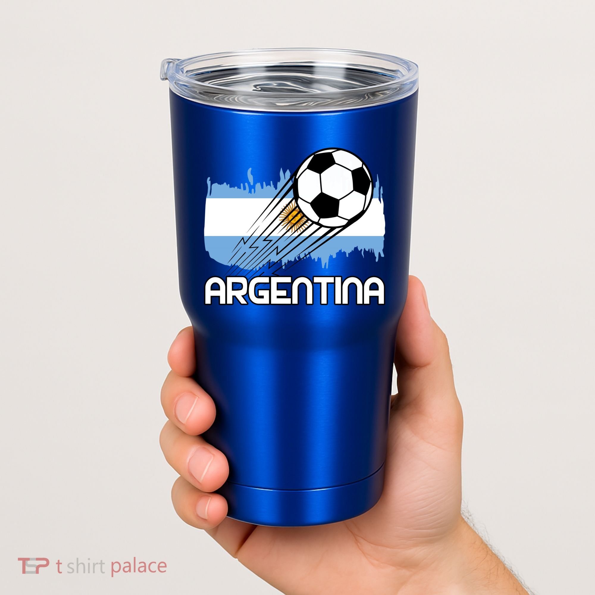 Argentina Soccer Fan Gift Tumbler