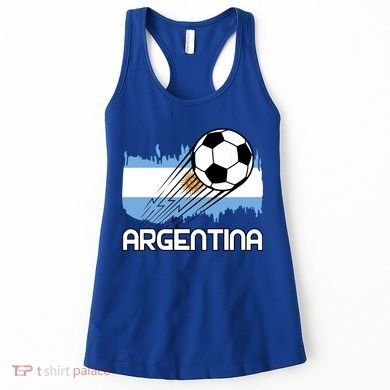 Argentina Soccer Fan Gift Women's Tank Top