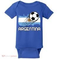 Argentina Soccer Fan Gift Baby Bodysuit thumb 0