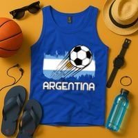 Argentina Soccer Fan Gift Tank Top thumb 4