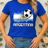 Argentina Soccer Fan Gift Women's T-Shirt thumb 2