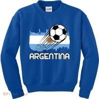 Argentina Soccer Fan Gift Kids Sweatshirt thumb 0
