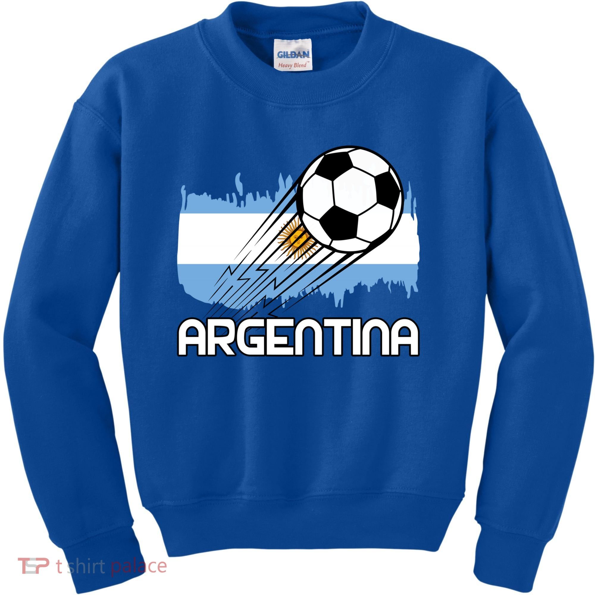 Argentina Soccer Fan Gift Kids Sweatshirt