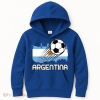 Argentina Soccer Fan Gift Kids Hoodie thumb 0