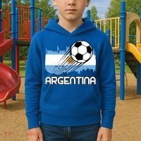 Argentina Soccer Fan Gift Kids Hoodie thumb 2