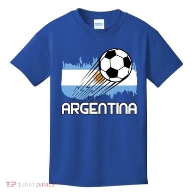 Argentina Soccer Fan Gift Kids T-Shirt