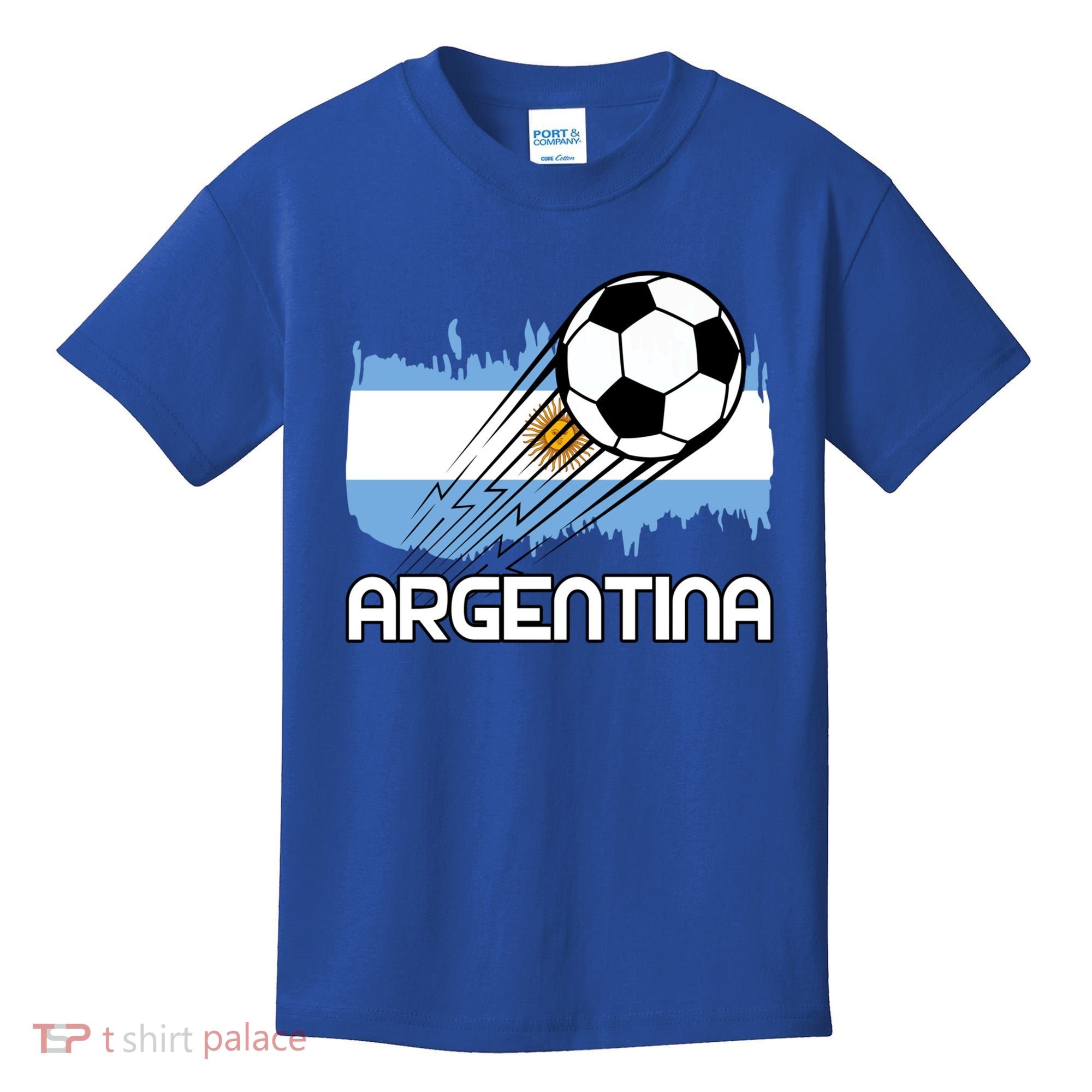 Argentina Soccer Fan Gift Kids T-Shirt