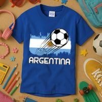 Argentina Soccer Fan Gift Kids T-Shirt thumb 3