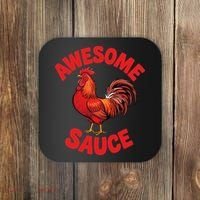 Awesome Sauce Funny For Humans Coaster thumb 0
