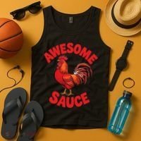 Awesome Sauce Funny For Humans Tank Top thumb 4