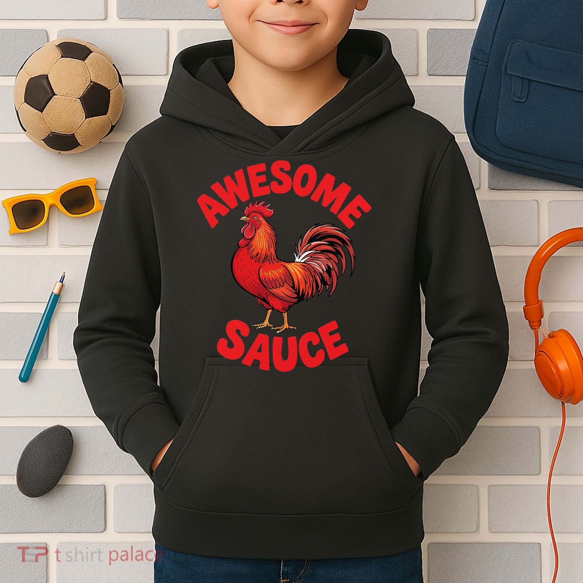 Awesome Sauce Funny For Humans Kids Hoodie