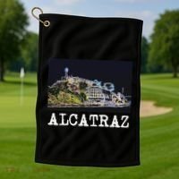 Alcatraz San Francisco Golf Towel thumb 1
