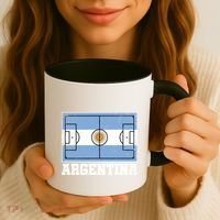 Argentina Soccer Field Country Flag Argentinian Pride Gift Coffee Mug thumb 3