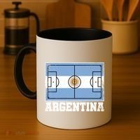 Argentina Soccer Field Country Flag Argentinian Pride Gift Coffee Mug thumb 4