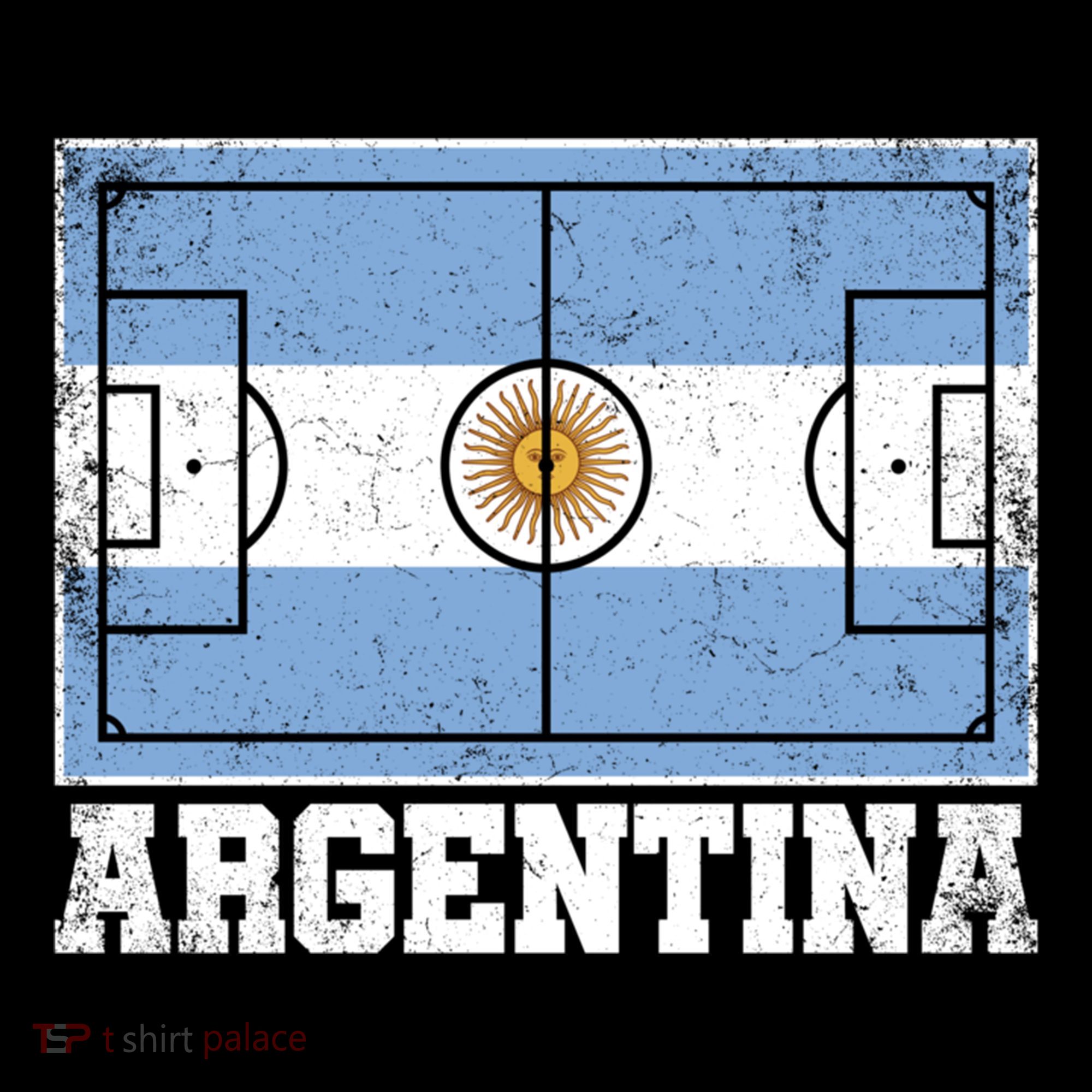 Argentina Soccer Field Country Flag Argentinian Pride Gift Coffee Mug