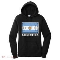 Argentina Soccer Field Country Flag Argentinian Pride Gift Women's Hoodie thumb 0