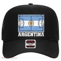 Argentina Soccer Field Country Flag Argentinian Pride Gift Hat thumb 0