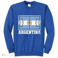 Argentina Soccer Field Country Flag Argentinian Pride Gift Sweatshirt thumb 0