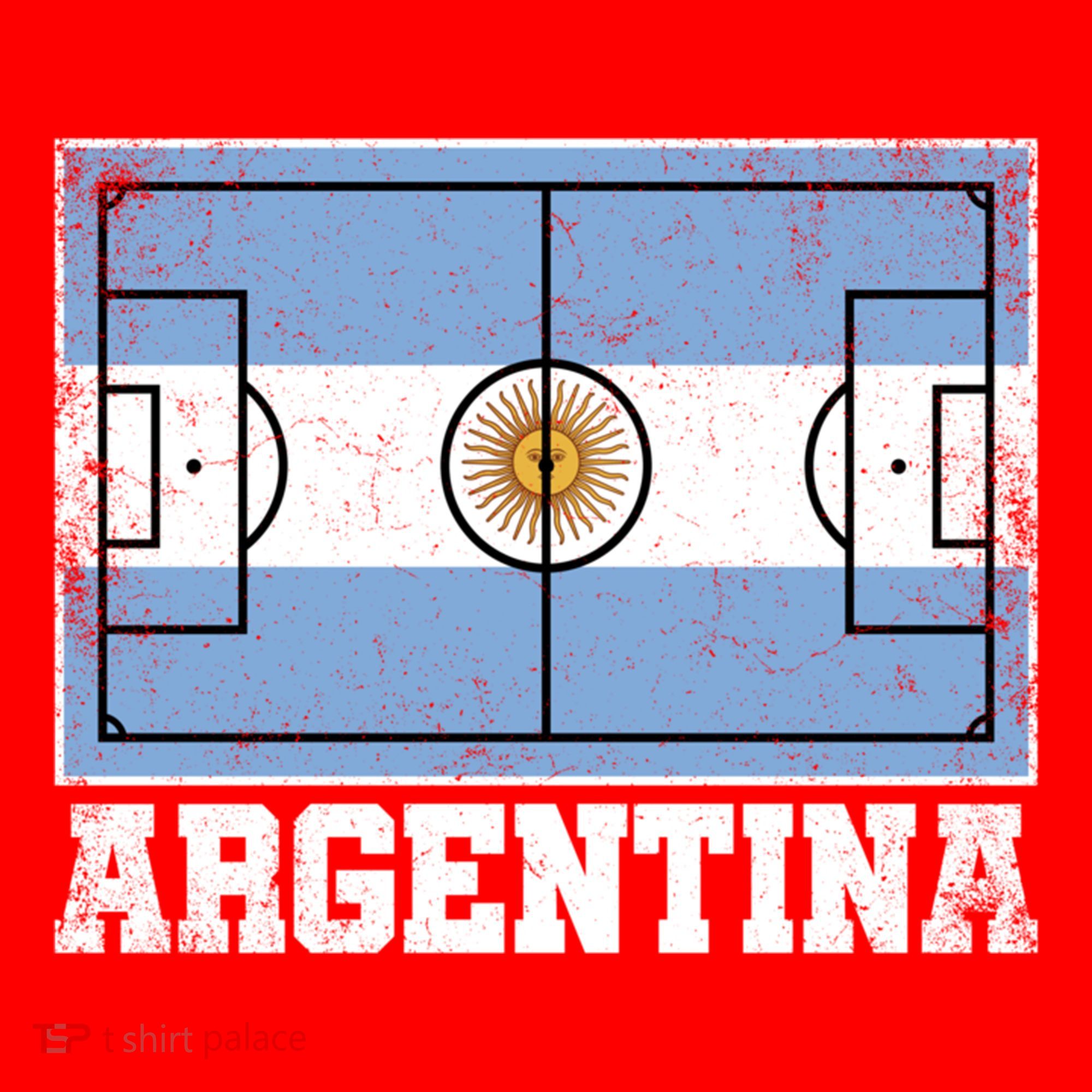 Argentina Soccer Field Country Flag Argentinian Pride Gift Santa Hat