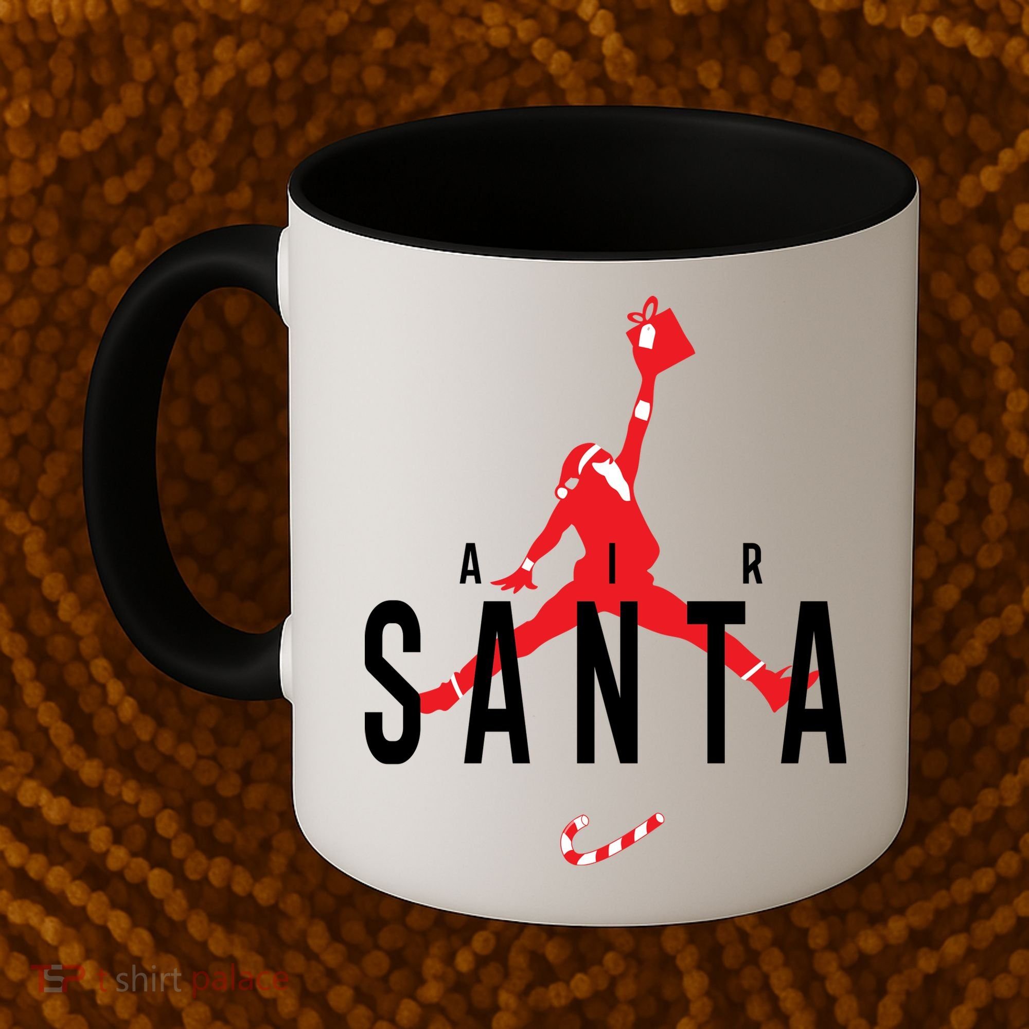 Air Santa Funny Xmas Basketball Coffee Mug