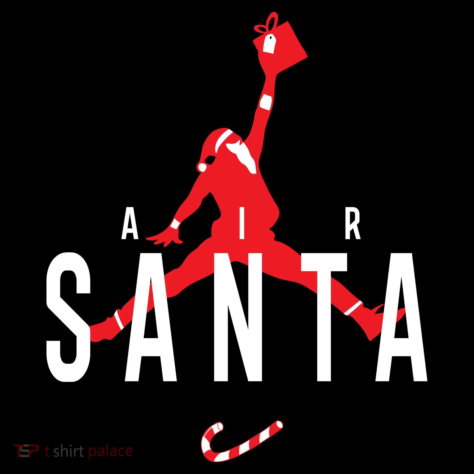 Air Santa Funny Xmas Basketball Women's Hoodie
