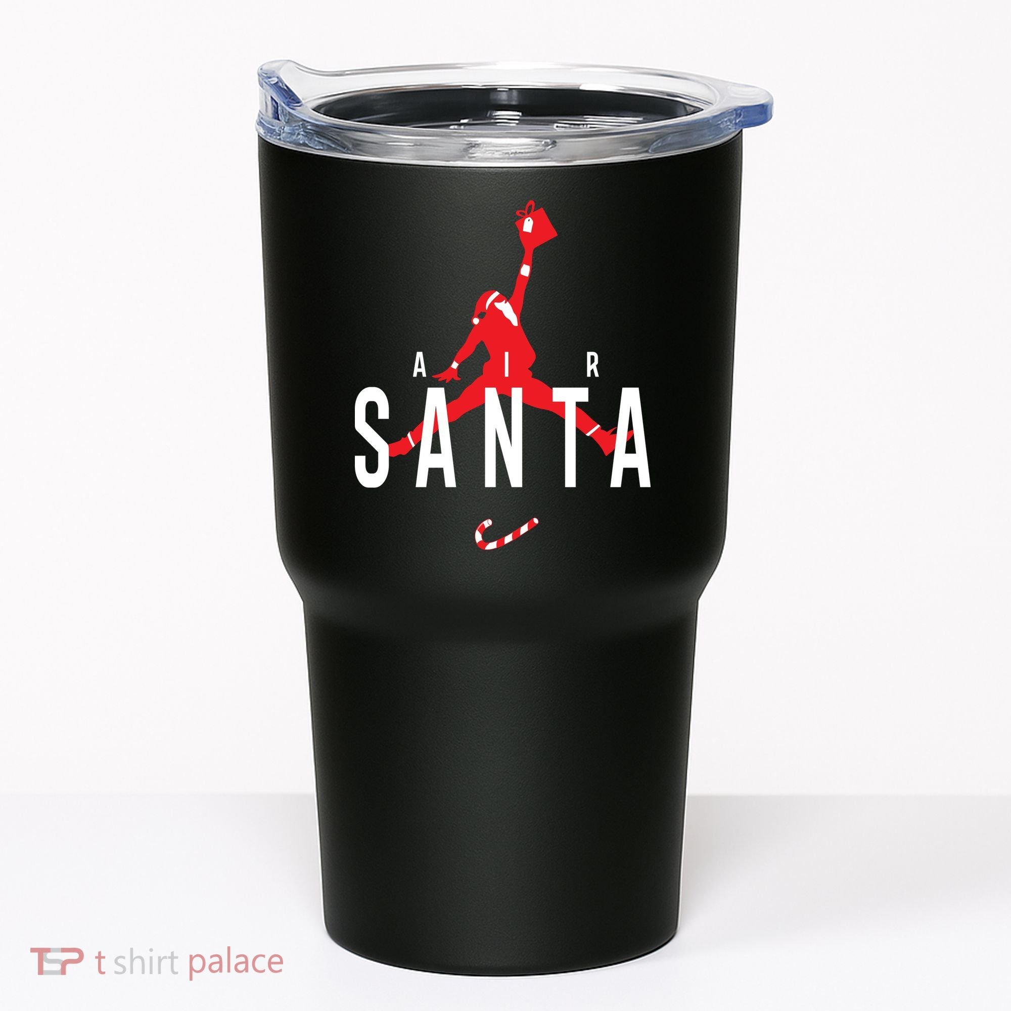 Air Santa Funny Xmas Basketball Tumbler