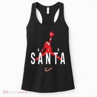 Air Santa Funny Xmas Basketball Women's Tank Top thumb 0