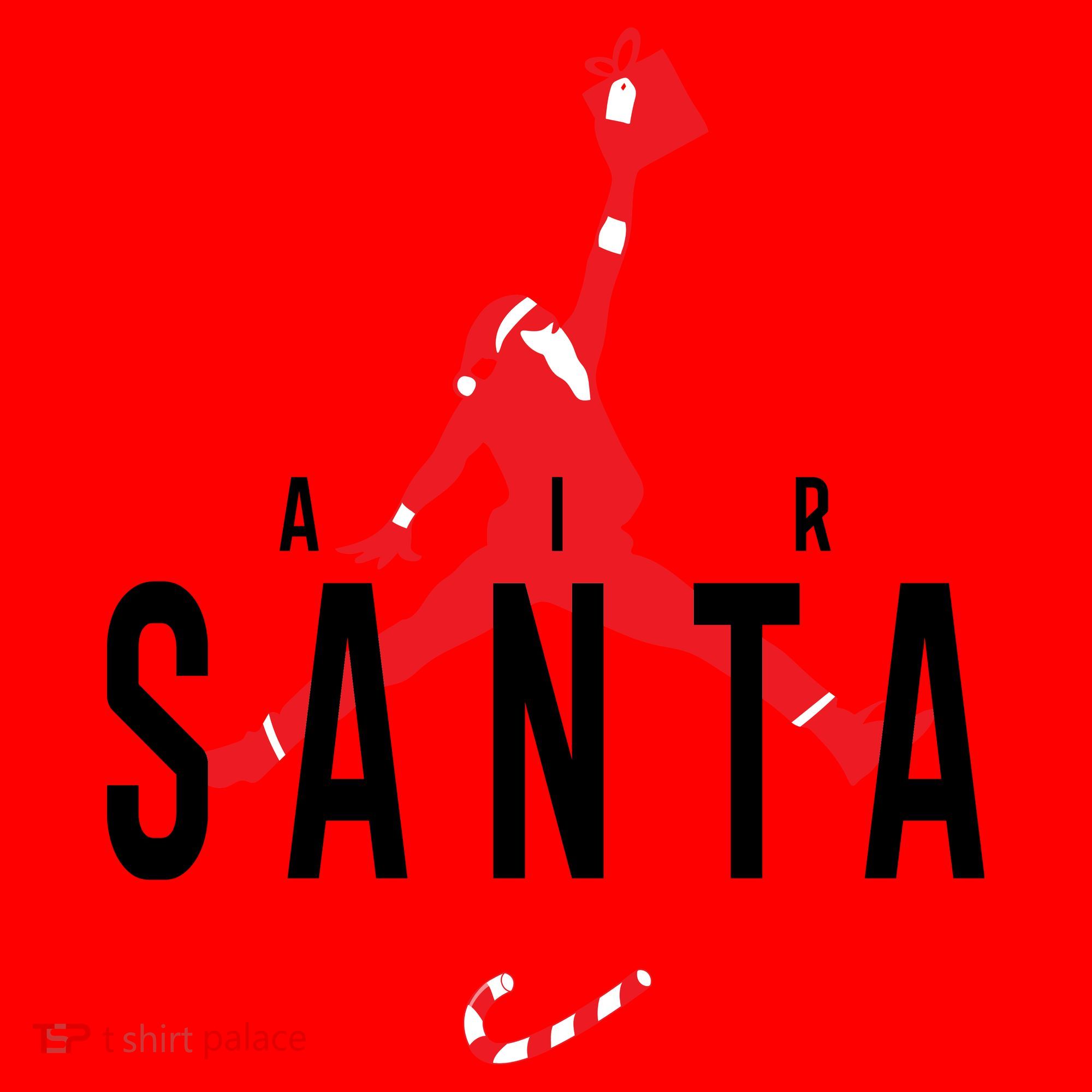 Air Santa Funny Xmas Basketball Santa Hat